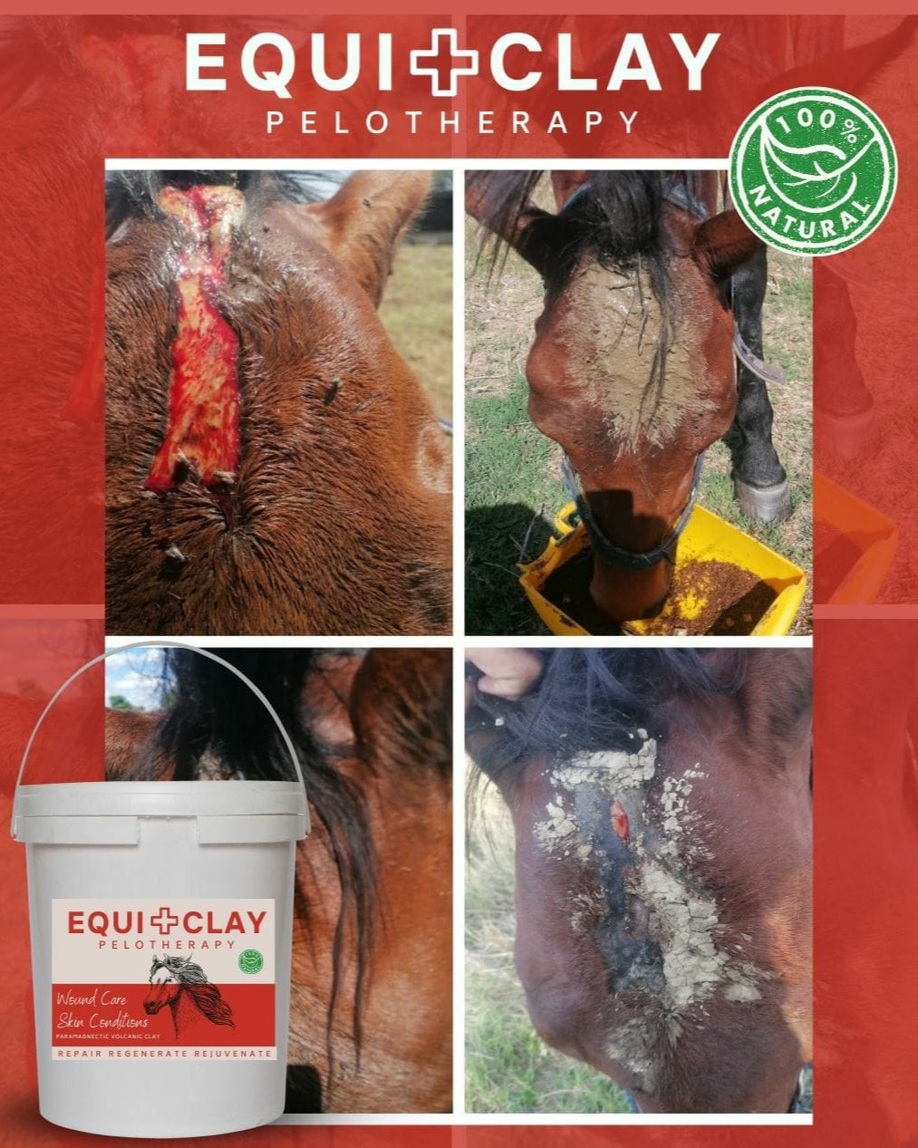 EquiClay Wound and Skin Clay