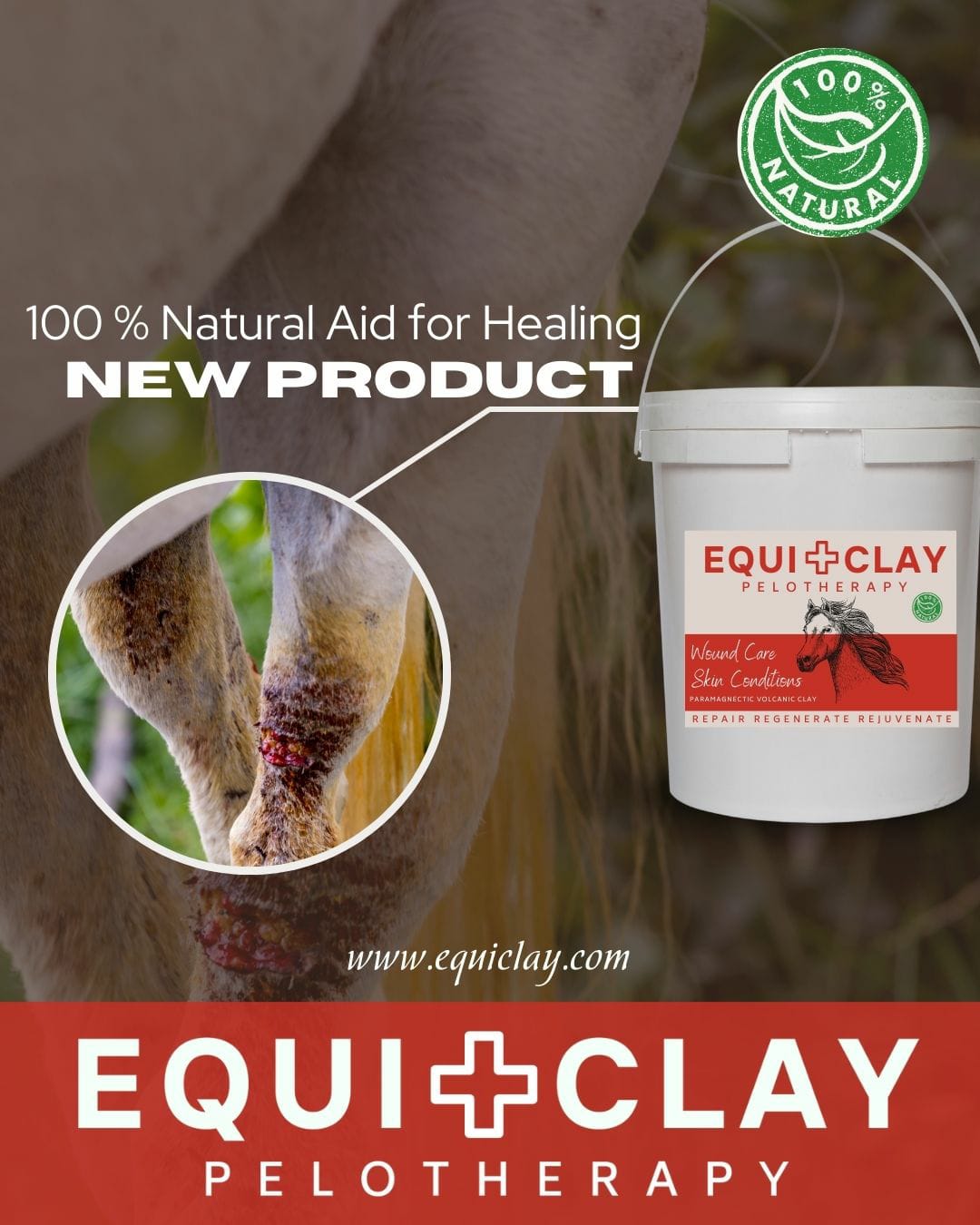 EquiClay Wound and Skin Clay